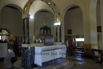 Inside Mount of Beatitudes Church